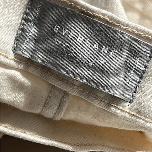 Everlane The Original Cheeky Jeans 35 NWT ECRU - Picture 2 of 12